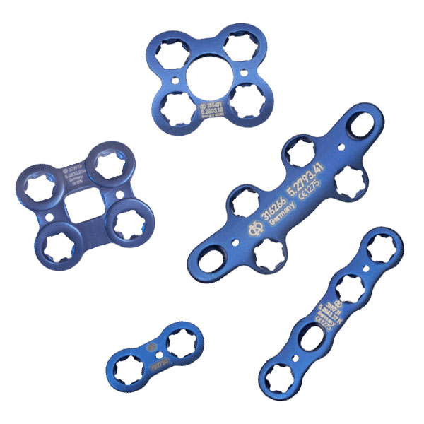 Königsee titanium implants and screws