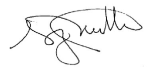 Signature of Mr Simon Miller on behalf of Athrodax Healthcare