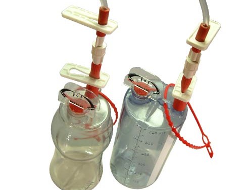 200-03, 450ml & 600ml pre-vacuumed sterile wound drainage bottles